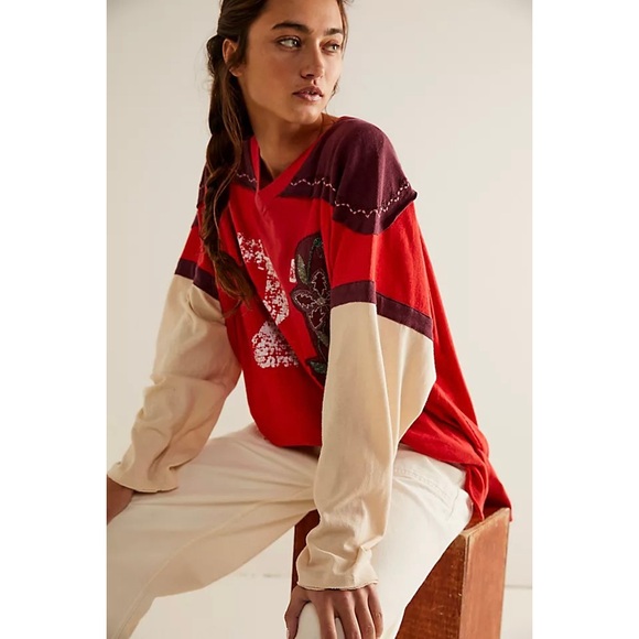 NWOT Free People We the Free Halftime Tee - Picture 4 of 7